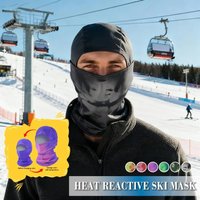 AliExpress NONE Thermochromic Balaclava Face Mask Temperature Sensitive Color Changing UV Protection for Cycling Motorcycle Ski Outdoor Unisex