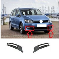 NEW FRONT BUMPER FOGLIGHT GRILLE WITH CHROME TRIM for VW Sharan 2012 2013 2014 2015 2016 2017 2018 2019 7N0853665 7N0853666