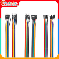 Dupont Cable Female To Female Male To Female Male To Male 10pin Color Ribbon Cable Connecting Cable, 20cm Jumper