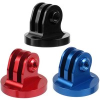 Aluminum Alloy Tripod Mount Base Adapter for GoPro HERO 13 12 11 10 9 Insta360 X5 Sports Camera Compatible with DJI Accessories