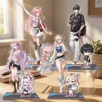 Wuthering Waves × MUSINSA Plate Desk Decor Cyberpunk Stand Rebecca Lucy Collection Ornament Aemeath Acrylic Doll Denia Keychain