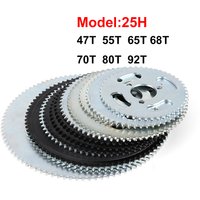 25H 47T 55T 65T 68T 70T 80T 92T Tooth 29MM Rear Sprocket for 47CC 49CC Mini Moto ATV Quad Dirt Pit Pocket Bike Scooter Parts
