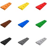 100pcs 41769 2X4 Right Angle Wedge-shaped Building Block Moc Parts Compatible With Bricks Diy Children's Toy Assembly
