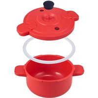 Durable Microwave Pressure Cooker with Lid Nonstick Cooking Pot Kitchenware for Quick Home Meal Prep