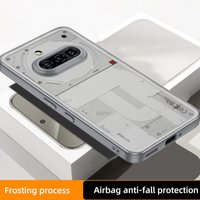 Clear Hard Case for Nothing Phone 3A Back Cover Soft Silicone Frame Anti-Knock Matte Transparent Casing Coque