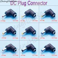 DC Connector 5.5*2.1 Female to 5.0*3.0 5.5*2.5 4.0/4.8*1.7 5.5*1.7 3.5*1.35 mm Male Power Jack DC Plug 90 Degree Connector