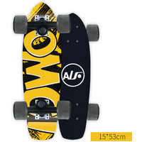 Skateboard Longboard Mini Board 4 Wheels Professional Cruiser Board for Beginner Adult Street Commute Outdoor Sport