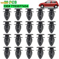 20 PCS/SET Car Side Door Interior Clips Retainer Fasteners For Renault Clio Trafic Kangoo Opel Vauxhall Vivaro OE# 7703077434