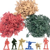 24/36/100pcs Soldiers Model 5cm Plastic Doll Accessories Mini Sculpture Army Men Action Figures Military Enthusiast Gifts TMZ