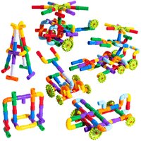 new DIY Water Building Blocks Toys Children Educational Tube Water-pipe Blocks Pipeline Building Construction Toys