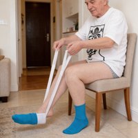 No Bending Sock Aid Tool, Easy-On Sock Helper with Ergonomic ABS Handle, Sock Assistance Device for Seniors, Disabled, Pregnant