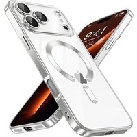 Luxury Plating Clear Silicone Soft Case For iPhone 17 Air 16 15 14 13 12 11 Pro Max Magnetic Magsafe Wireless Charging Cover