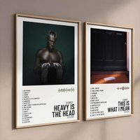 S-Stormzy Album Poster Stickers Mural Painting Self-Adhesive Wall Decals for Bedroom Living Room Home HD Decor Gift