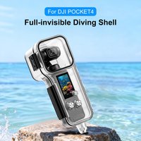 PULUZ 50m Underwater Diving Waterproof Case For DJI Osmo Pocket 4 Gimbal Camera Protective Shell Pocket 4 Camera Accessories
