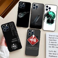 Final Fantasy VII Case For iPhone 15 16 13 11 12 14 Pro Max Mini 7 8 14 15 16 Plus XR XS Max X Back Cover