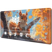 Kawaii Cute Squirrel Mouse pad Fantasy-themed for MTG TCG gamming playmat game play mat Duel pads Beginner Card Battles DIY