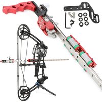 Compound Bow Stabilizer Rod Metal Auxiliary Bar Steel Ball Design Enhances Accuracy for Novice Training Target Shooting Hunting