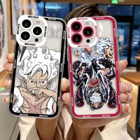 One P-Piece Luffy Zoro Ace Clear Phone Case For OPPO A6X A98 A79 A78 A74 A60 A58 A57 A55 A54 A53 A17 A16 A9 A5 A3 X3X A5X Cover