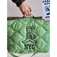 Large Capacity Cartoon Cotton Blanket Handbag Single Shoulder Bag Fashionable Crossbody Bag for Girls Japanese Style Cloud Bag