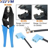 Flag Type Receptacles 4.8,6.3 Insulated Terminals HS-056FL For 0.5-2.5mm²/20-13AWG Crimping Pliers Connectors Brand Tools