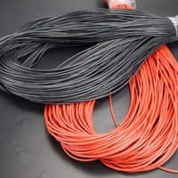 High Quality Silicone Wire 10 12 14 16 18 22 24 AWG 1 Meter Red/1 Black