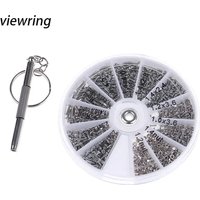 Complete Spectacle Repair Kit with Multi-Size Screws Soft Nose Pads for All Kinds of Glasses