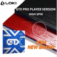 LOKI GTX PRO Table Tennis Rubber (Sticky Offensive with Large Pore Sponge) Original WANG HAO LOKI GTX Ping Pong Blue Sponge