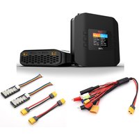 ISDT K4 Lipo Battery Balance Charger Discharger 1-8S AC 400W DC 600Wx2 Smart Charger for Life, Lilon, LiPo, LiHv/Pb/NiMH Battery