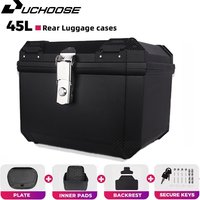 45L Motorcycle Helmet Box Universal Top Tail Rear Luggage Storage Tool Cases Lock For BMW R1200GS R1250GS R1200GS 1200 GS LC ADV