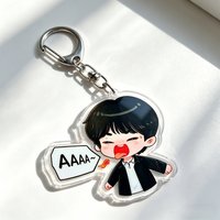 Cute Kpop Cartoon Chibi Keychains Jewelry Manga Game Fans Gifts