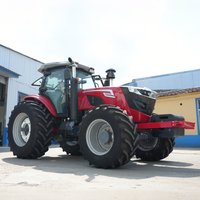 Free Shipping Wheel Tractor Euro 5 CE EPA Hydraulic Diesel Engine 4x4 Farm Tractor 4 Wheels Drive Mini Agriculture Tractor