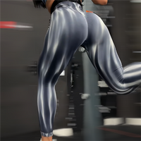 New Tiedye Gym Leggings Seamless Women Push Up Stretch Pants Scrunch Sports High Waist Booty Lifting Workout Yoga Leggins Nylon