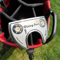 Premium CNC Milled Golf Putter | 'Rising Sun' Design - Vibrant Sunrise Gold & Sleek Black | Precision Crafted with Sunrise-Theme