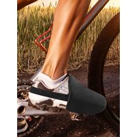 AliExpress NONE 1 Pair Cycling Shoes Covers Windproof Warm Anti Slip Half Palm Toe Protector MTB Road Bike Overshoes Motorbike Boots Accessories
