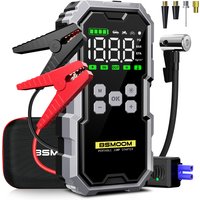 7000A Car Jump Starter with Air Compressor Battery Booster 12V Power Bank with LED Flashlight, Smart Cable with Voltage Display image 3