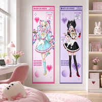 Needy Girl Overdose Vertical Tapestry Set, Ame-chan & KAngel Anime Wall Hanging