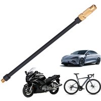 AliExpress NONE Dual-Valve Bike Pump Hose Universal Tire Inflation Adapter Easy Connect Hose For Prestas & Schraders, Trucks Cars Bikes SUVs