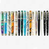 Fulin 812 Resin NO.5 Nib Fountain Pen Professional Hand-polished Long Knife Nib Office Business Writing Stationery Gift