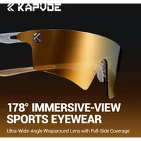 Kapvoe Lightweight Running Glasses Bike Sunglasses for Men UV400 Photochromic Cycling Outdoor Sports Glasses Hiking Eyewear