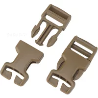 Side Release ITW Repair clasp 1 Inch SRB 2pcs for Micro Fight Vest Chest Rig Gear To Add Strap PALS MOLLE Webbing Connector POM