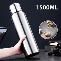 GIANXI 600/1500ML Stainless Steel Thermal Bottle For Coffee Household Portable Thermal Water Bottle Kitchen Bar Supplies