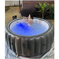 Outdoor Hot Tub 6 Persons Garden Spa Portable Whirlpool Spa Inflatable Foldable Baby Adult Bathtub