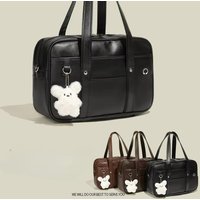 Japanese Two-dimensional Student JK Uniform Bag Girl PU Schoolbag COS Wear-resistant Waterproof One-shoulder Messenger Handbag