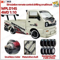 XKS WPL D14S 1/10 2435 Brushless Motor Electric RC Drift & Climbing Truck 2.4G Remote Control LED Off-Road Toy Gift for Boys