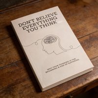 Don't Believe Everything You Think English Paperback Mental Health Self Help Stop Overthinking Personal Growth Guide Book