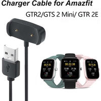 For Amazfit GTS 2/GTS 2 Mini/GTR 2e/Bip 5/Bip 3/Bip U Fast Charger USB Charger Smart Watch Charging Cable Replacement Chargers