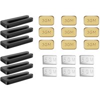 Metal 21 Piece Ceiling Fan Blade Balancing Weight Kit with 3GM and 5GM Weights for Residential and Industrial Use