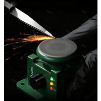 2UUL DA79 Mini MicroTip Sharpener Polishing Grinding Machine for Blades Tweezers Tips with 12 Disc Adjustable Speed Repair Tool