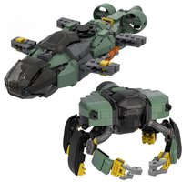 Moc Building Bricks Military Weapon The Mako Submarine Model Technology Modular Blocks Construstion Toy DIY Set Assembly Gift