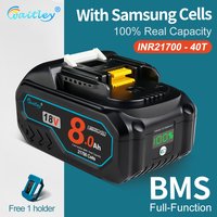 Waitley Powerful Battery For Makita 18V Power Tools 21700 Cells 100%Real capacity Rechargeable batteries Replacement Accessories